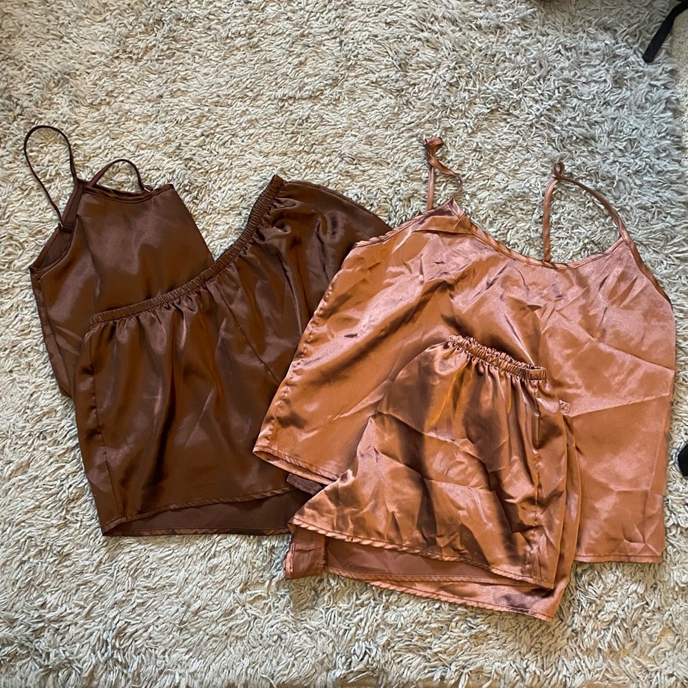 Women’s satin pj sets